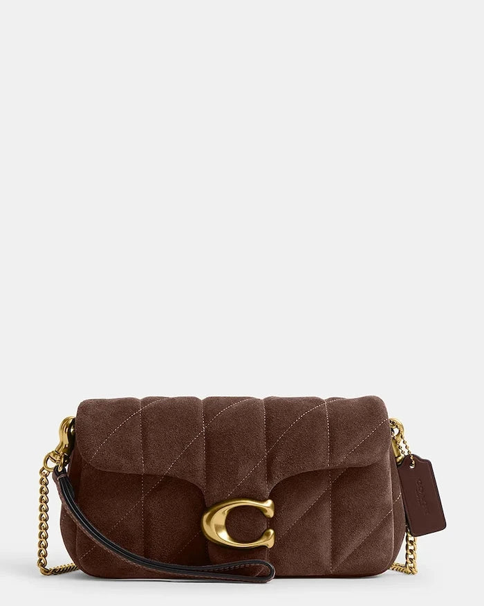 Coach kadın deri crossbody çanta Tabby Chain Crossbody 19