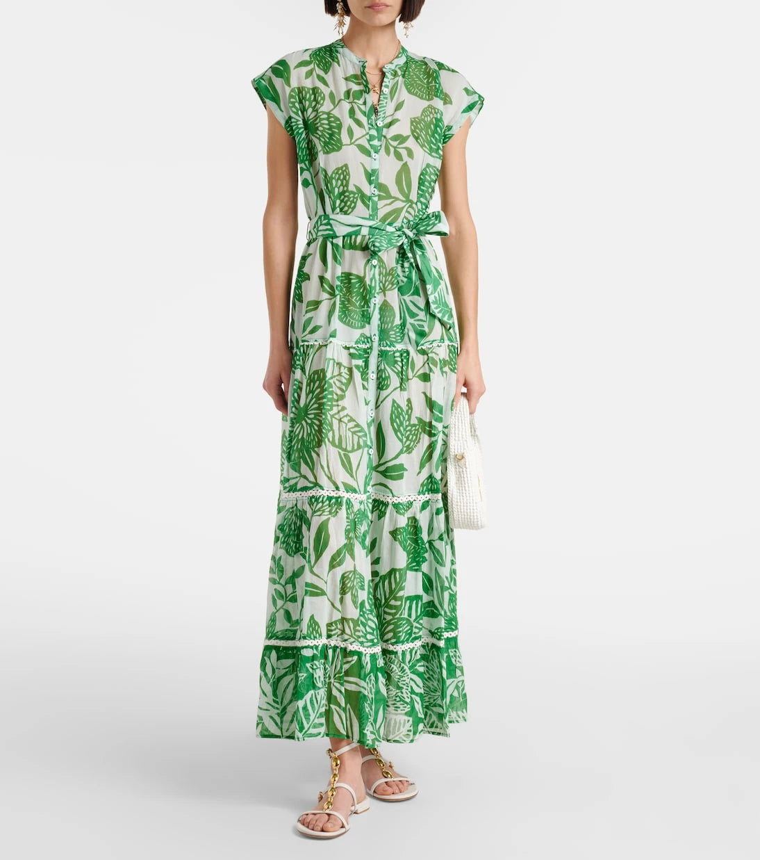 Poupette St Barth - Kora printed cotton maxi dress