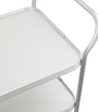 Aluminium Diamond-Embossed Three-Tiered Trolley