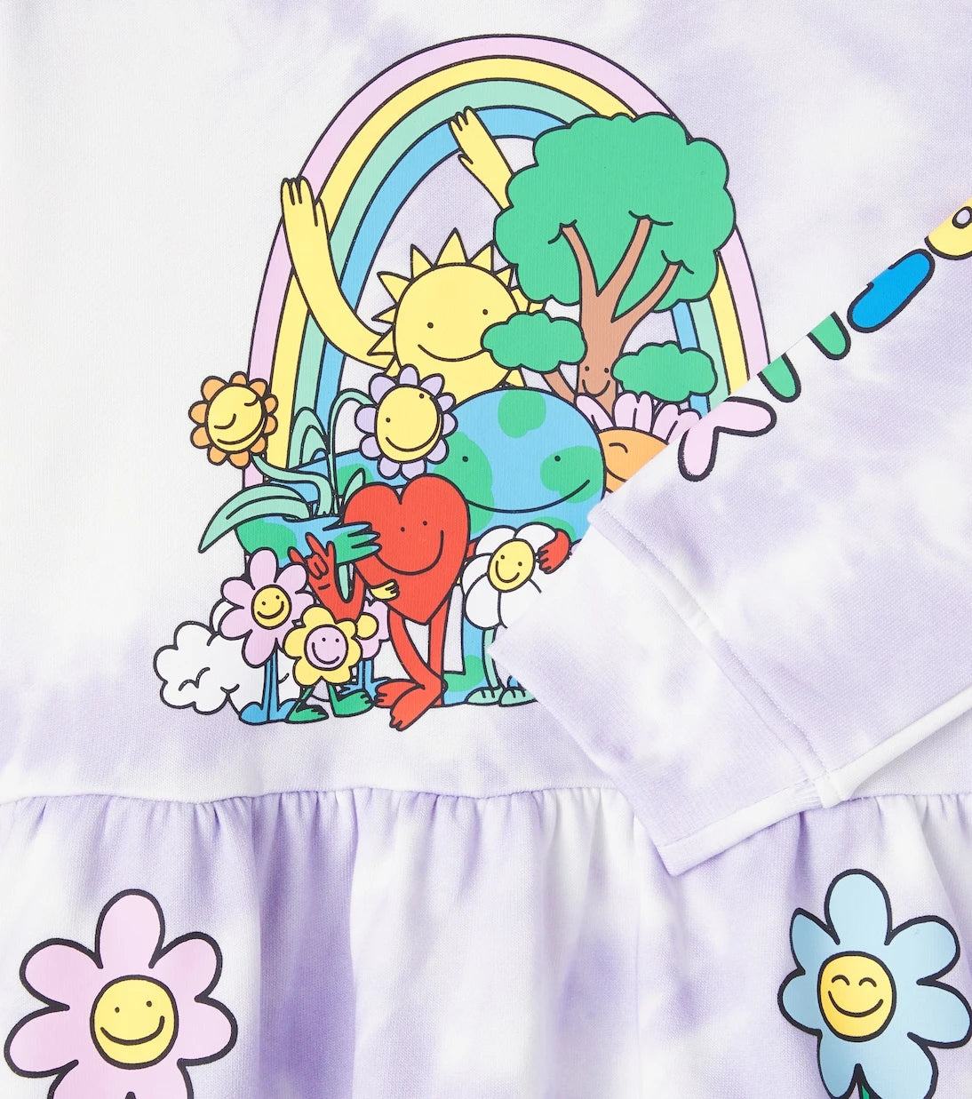 Stella McCartney Kids - Tie-dye cotton jersey dress