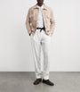 Pal Zileri Beige Suede Shirt Jacket