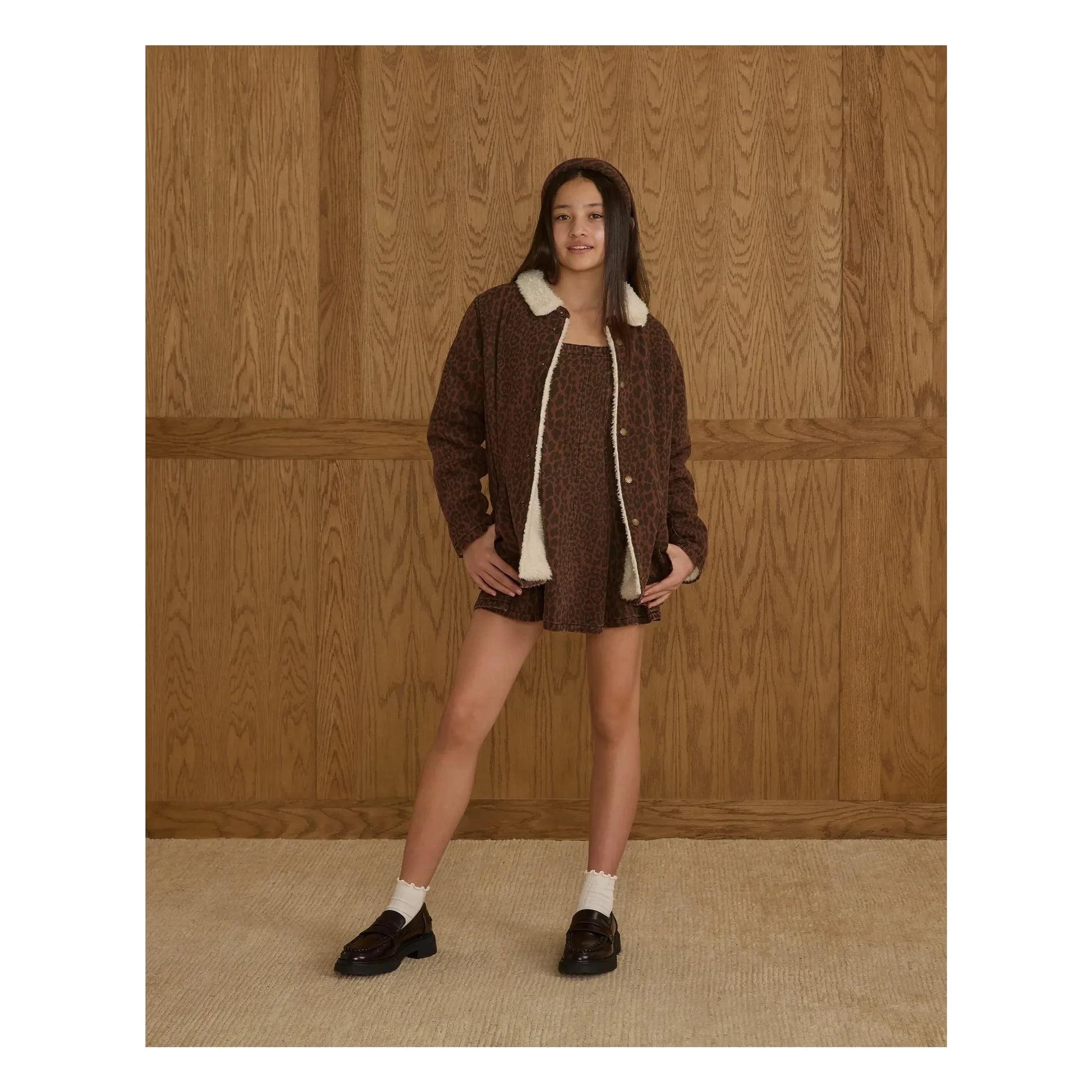 Rylee + Cru - Leopard jacket | Brown