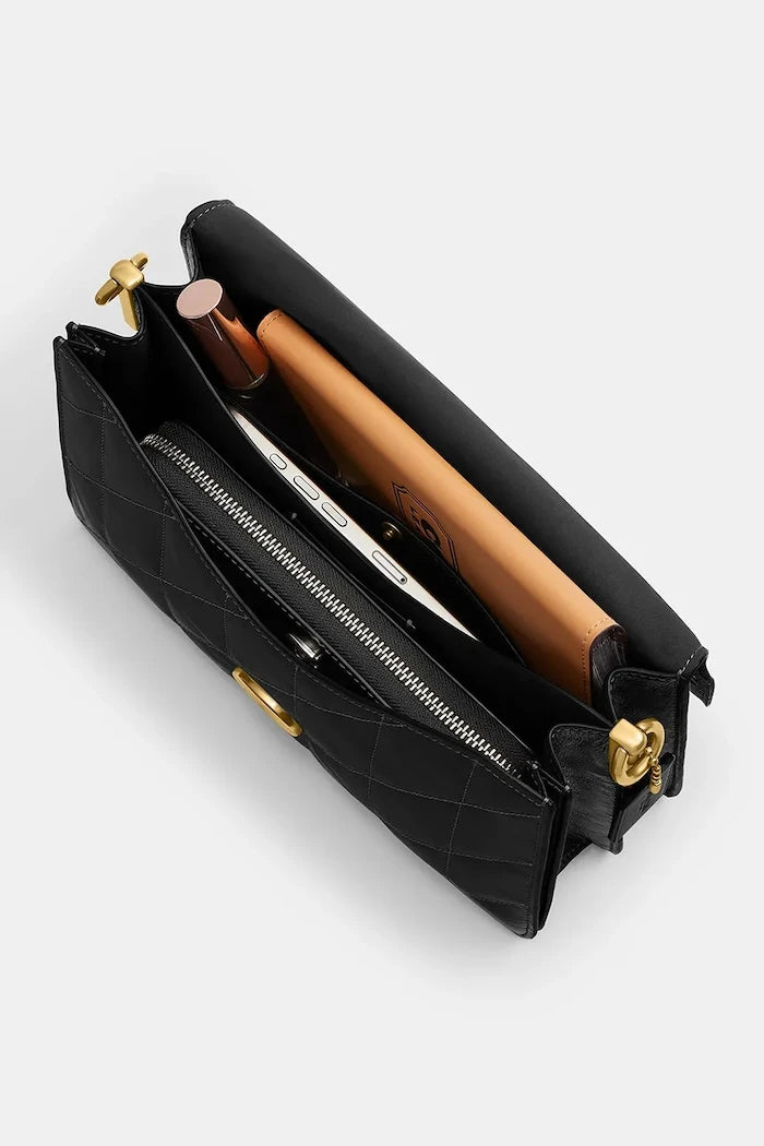 Кожена чанта Coach Tabby Chain Shoulder Bag With Quilting