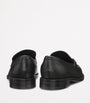 BOSS Leather Logo Hardware Loafers