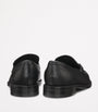 Leather Logo Hardware Loafers