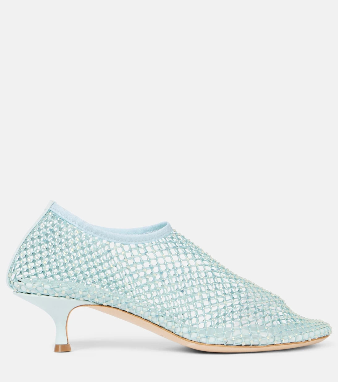 Christopher Esber - Minette embellished fishnet pumps