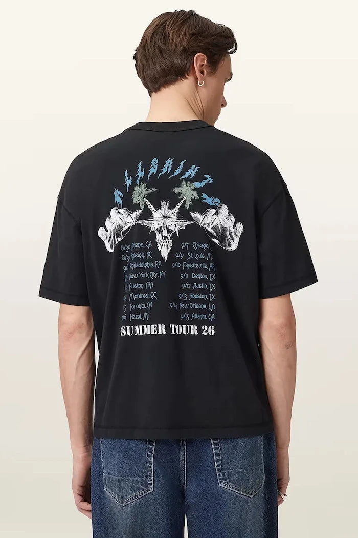 AllSaints тениска мъжка от памук PALM