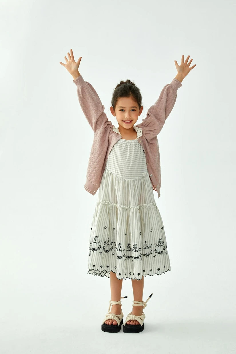 C'era Una Volta - Giulia striped cotton dress