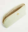Small Leather Cosmetic Bag GREEN