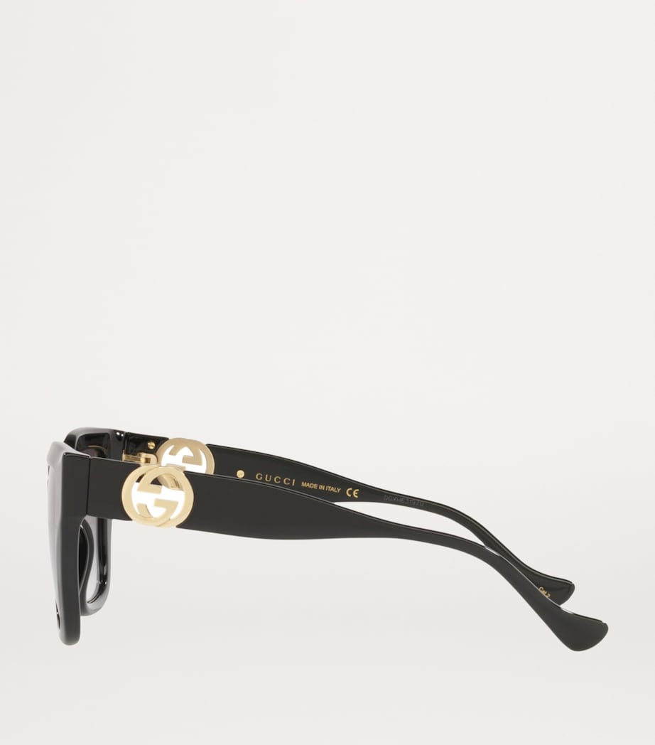 Gucci Black Injected 0GC001630 Sunglasses