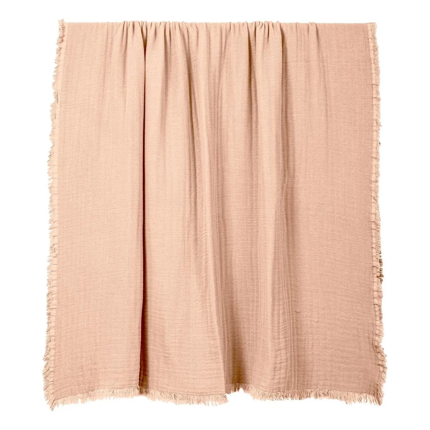 Haomy - Vanly cotton gauze throw | Blush