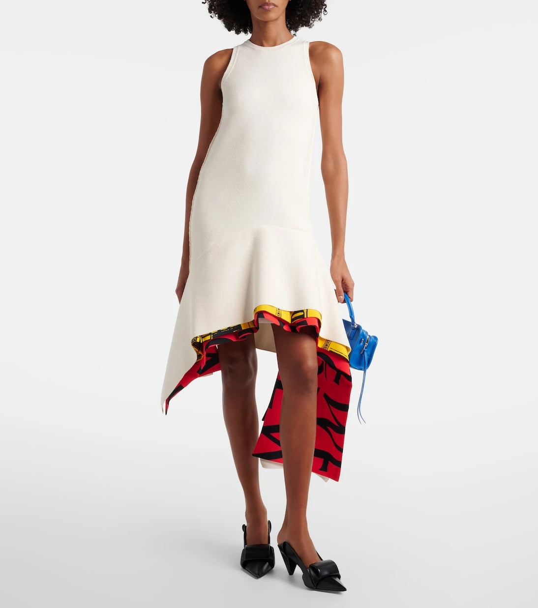 Loewe - Asymmetric printed minidress