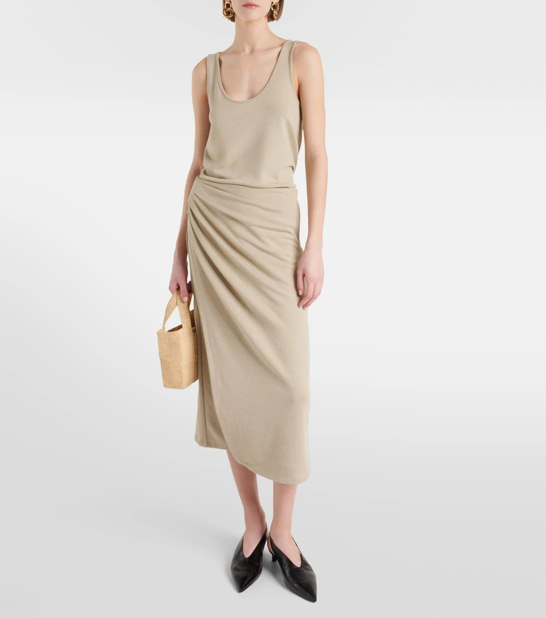 Vince - Jersey wrap skirt