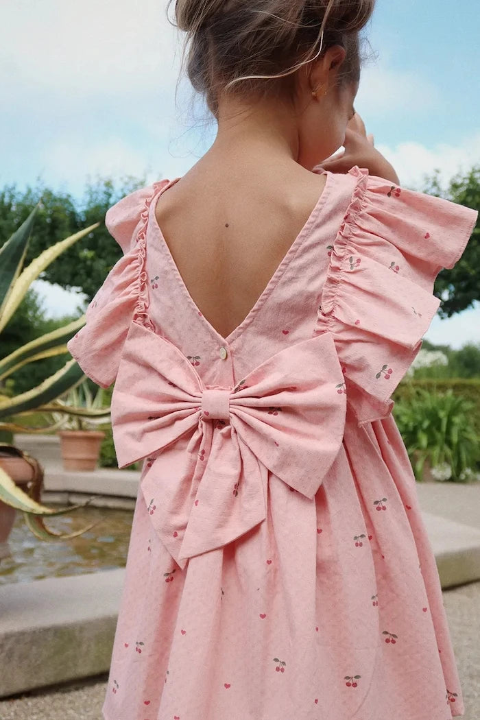 Konges Sløjd рокля от памук EVIA FRILL DRESS GOTS