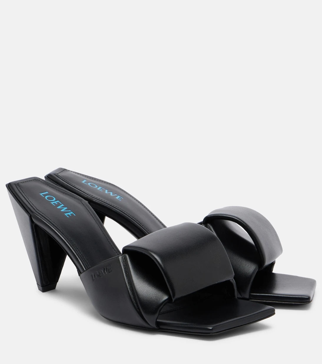 Loewe - Origami leather mules