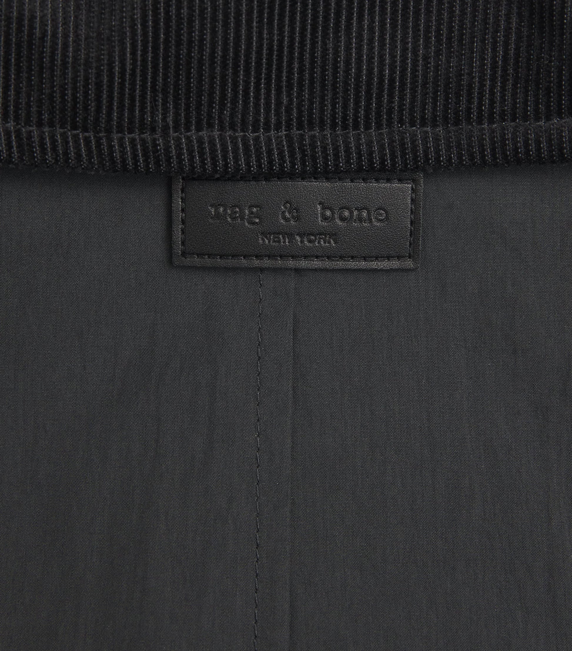 Rag & Bone Black Down-Filled Derrick Shirt Jacket