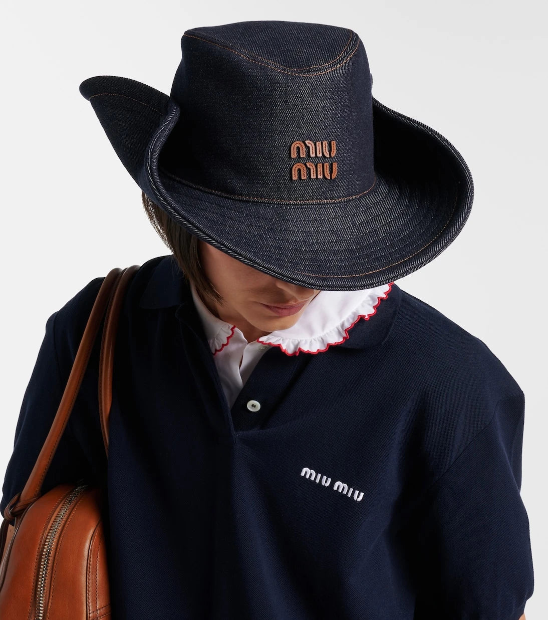 Miu Miu - Denim cowboy hat