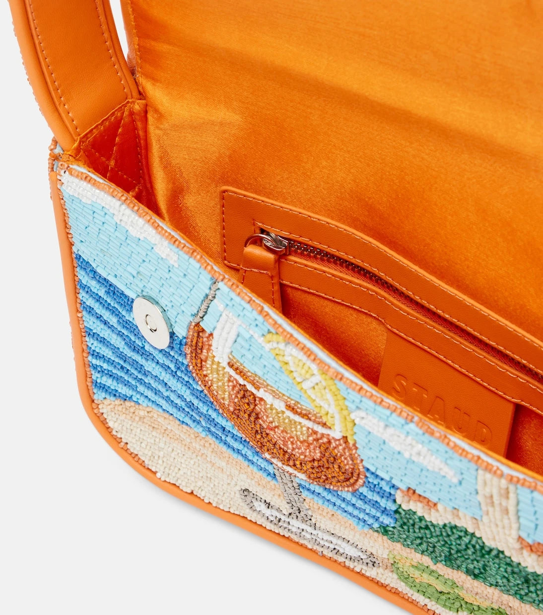 Staud - Tommy Small beaded shoulder bag