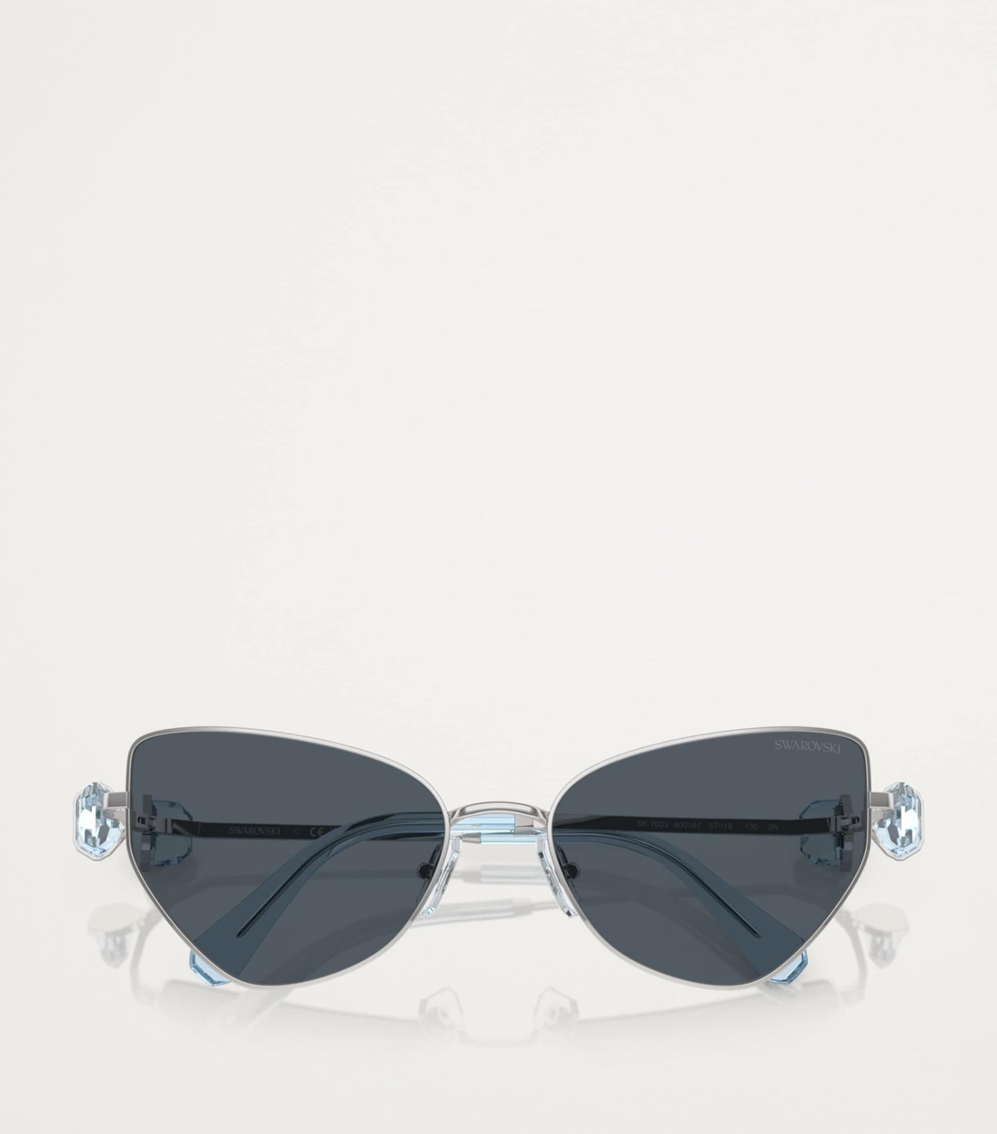 Swarovski Silver Metal SK7003 Sunglasses