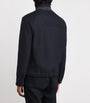 Navy Cashmere-Silk Lightweight Jacket