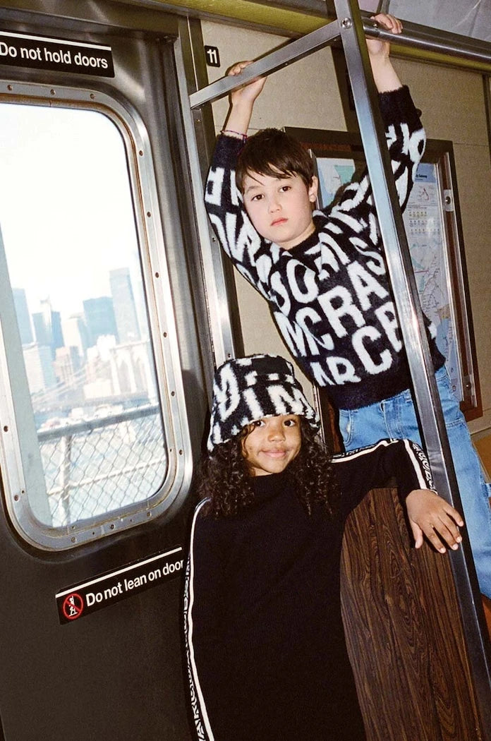 Детска рокля с вълна Marc Jacobs