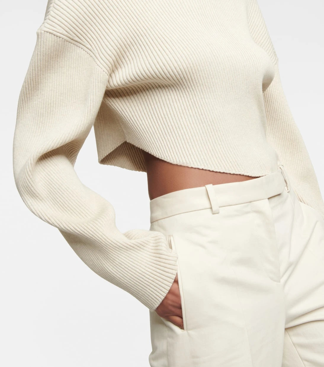 The Row - Danana ribbed-knit cotton jersey top