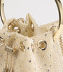 Gold Metallic Mesh Bon Bon Top-Handle Bag