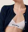 Miu Miu White Seamless Bra