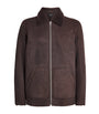 Rag & Bone Brown Shearling-Collar Jacket