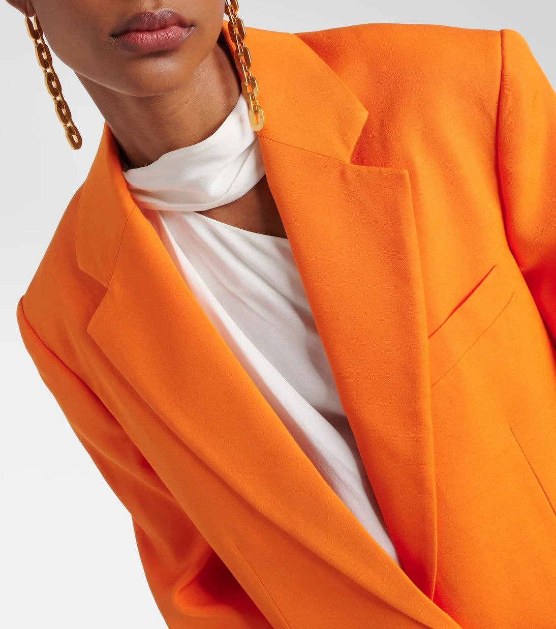 Stella McCartney - Single-breasted crêpe blazer