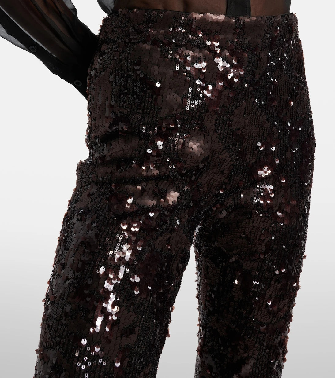 Veronica Beard - Collier sequined flared pants