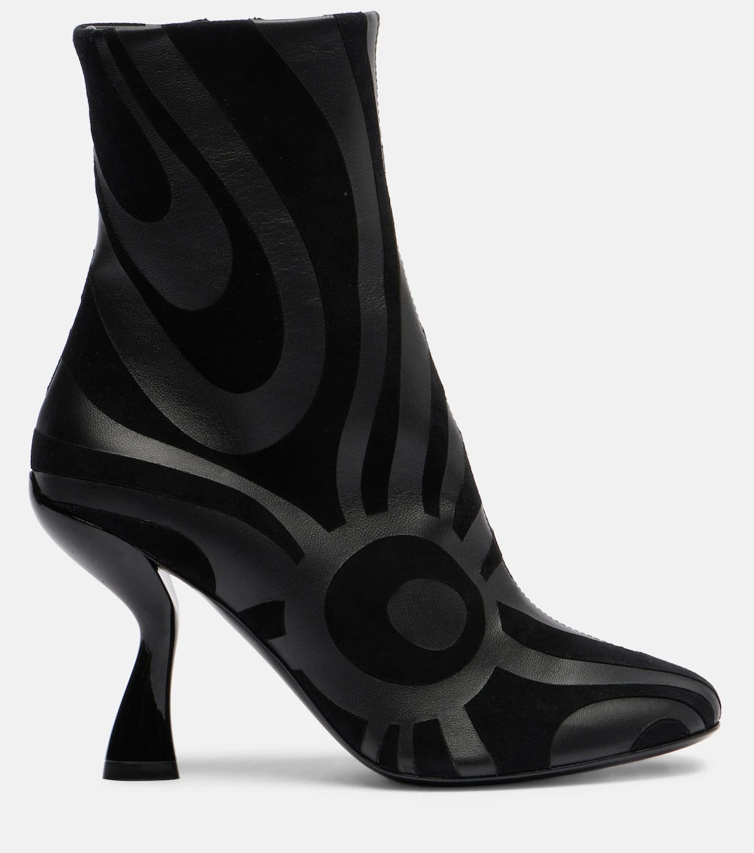 Pucci - Marmo suede and leather ankle boots