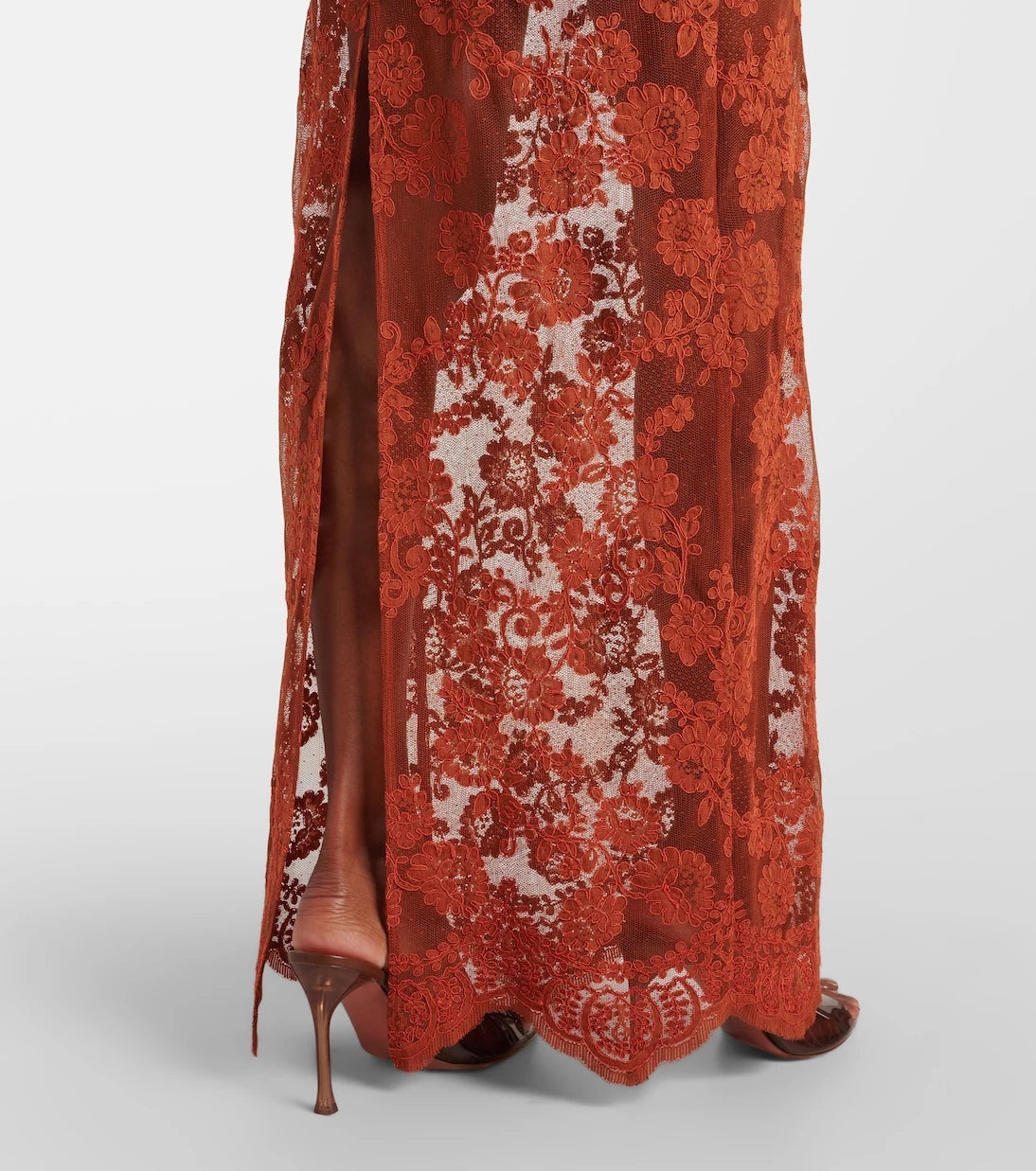 Self-Portrait - Sheer lace maxi dress
