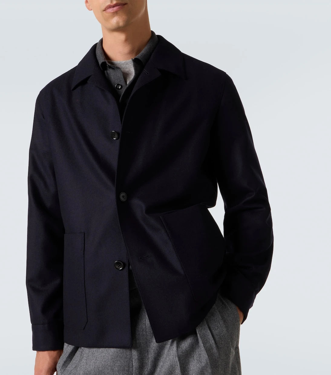 Zegna - Wool overshirt