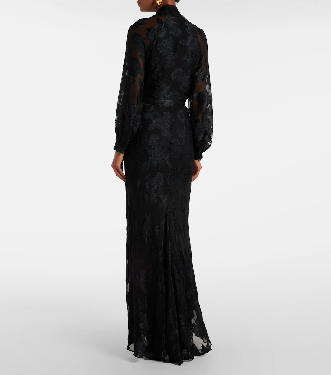 Etro - Paisley satin maxi skirt