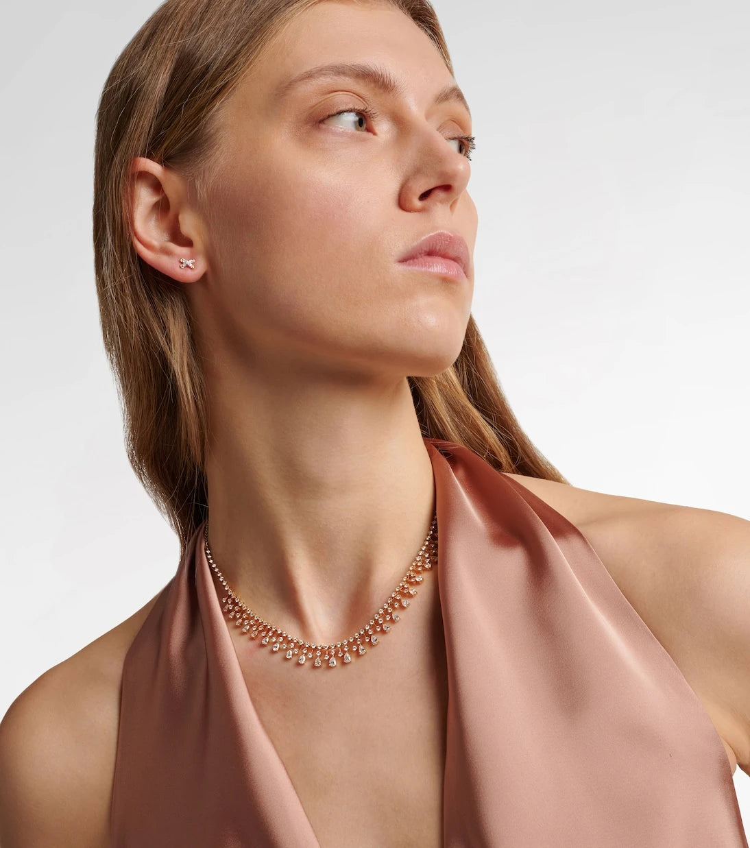 Kamyen - 18kt gold choker with diamonds