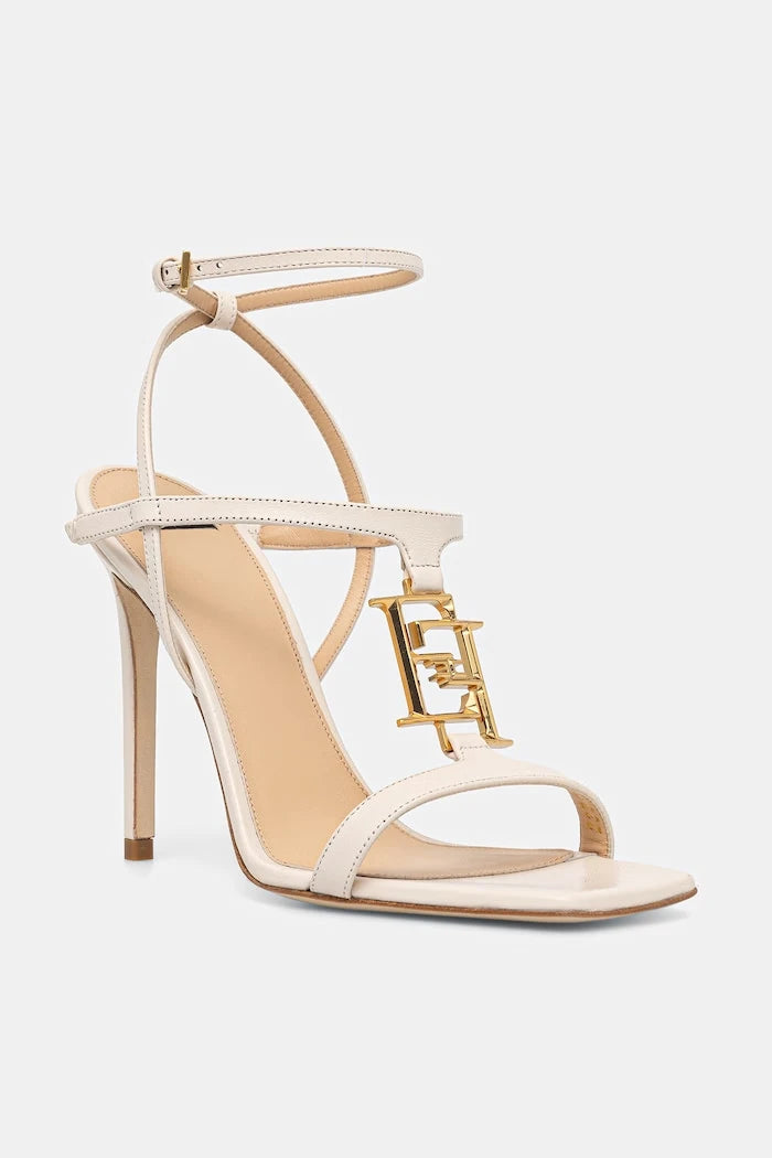 Кожени сандали Elisabetta Franchi