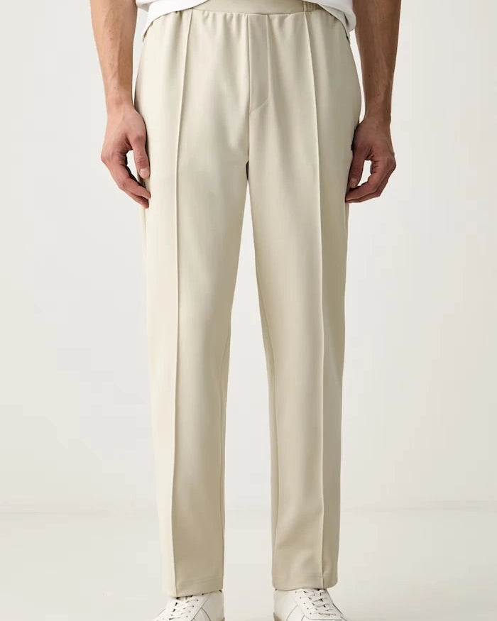 BOSS Green erkek pamuklu spor pantolon JT_Network Tapered