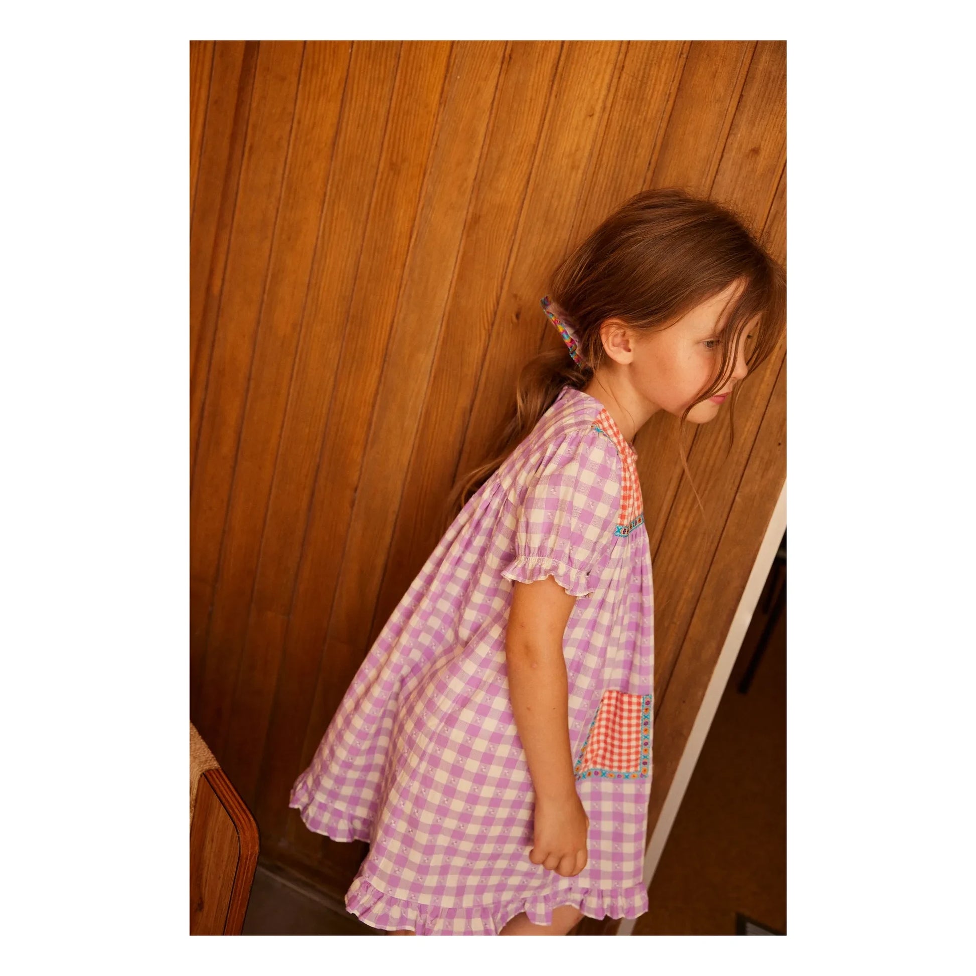 Hello Simone - Louisette Carreaux dress | Pink