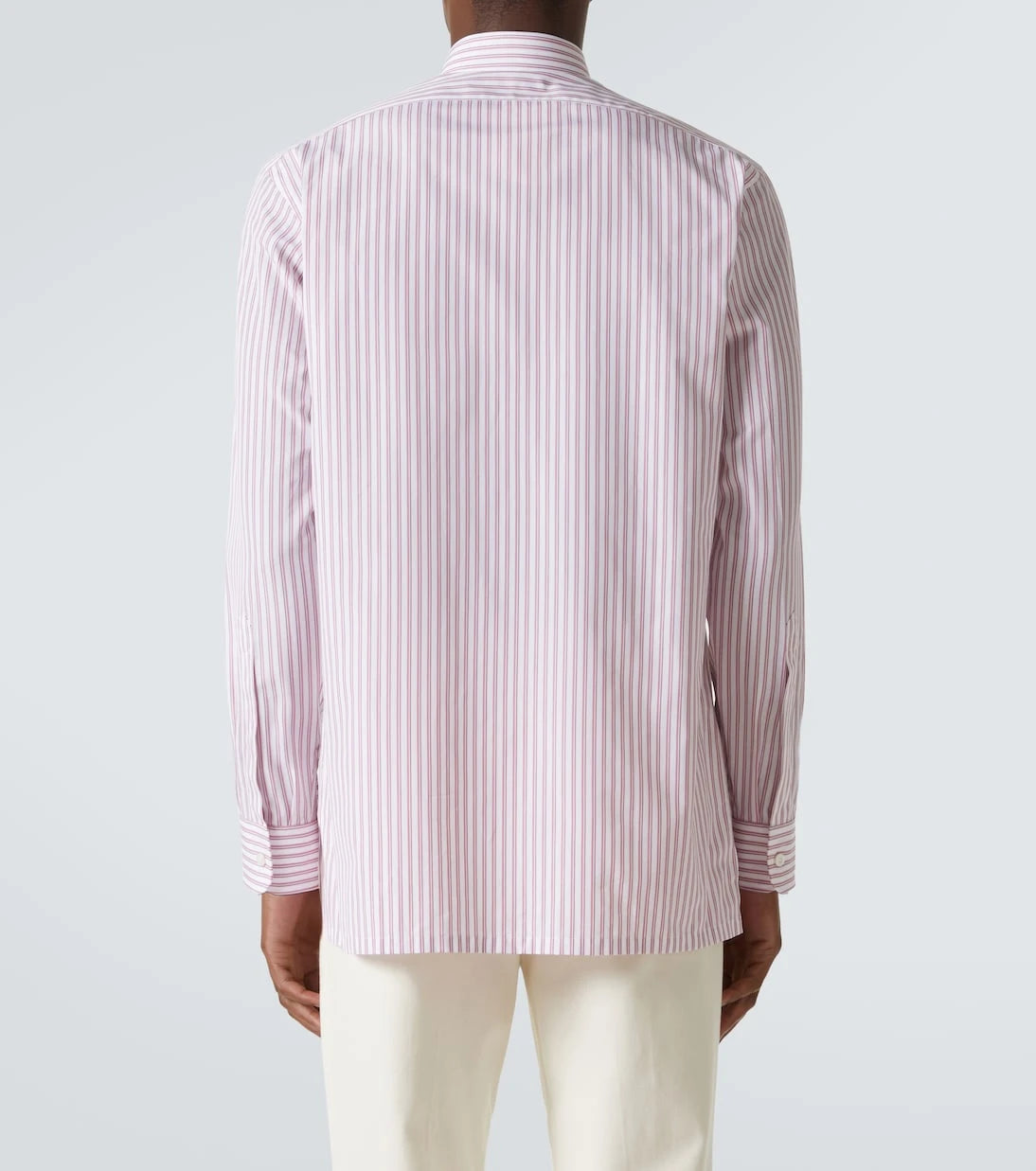 Charvet - Striped cotton poplin shirt
