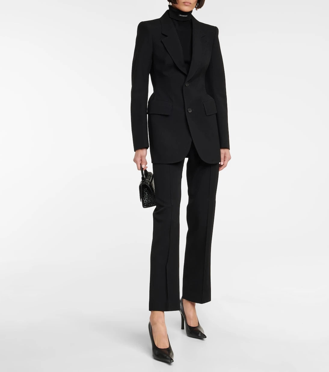 Balenciaga - Hourglass virgin wool blazer