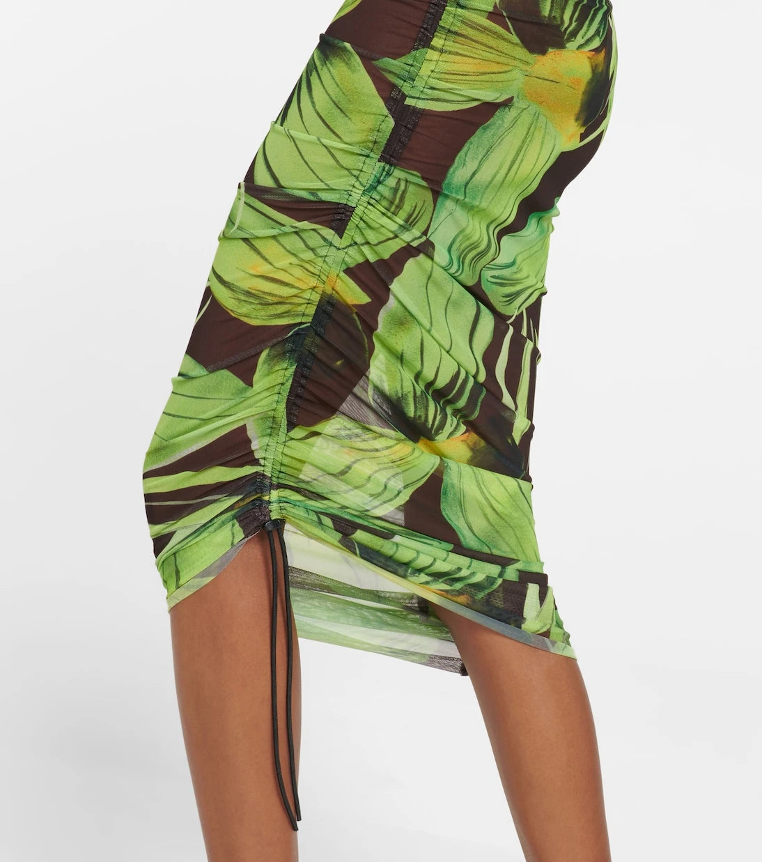 Louisa Ballou - Heatwave printed mesh midi dress