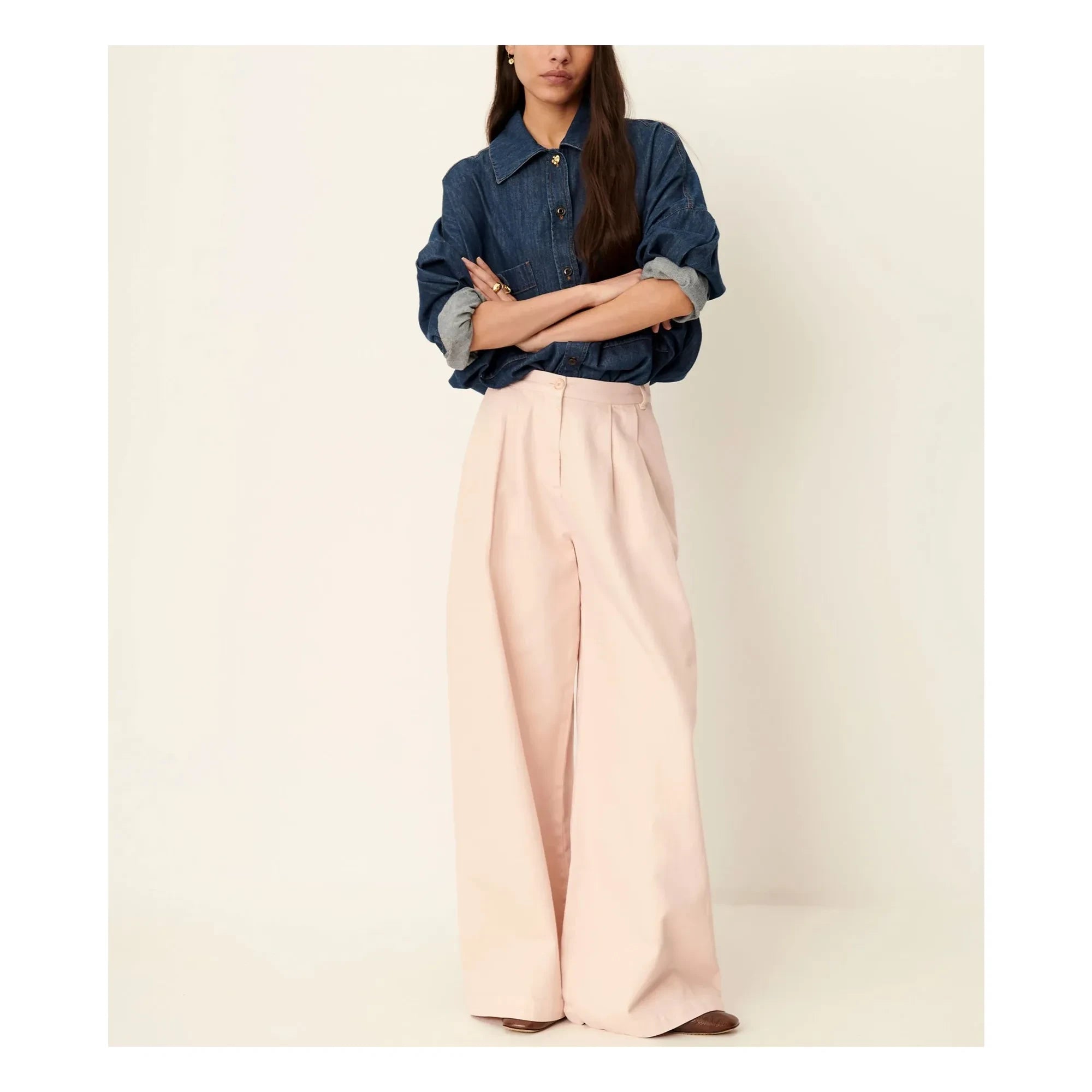 Sessùn - Tamayo cotton pants | Pale Pink