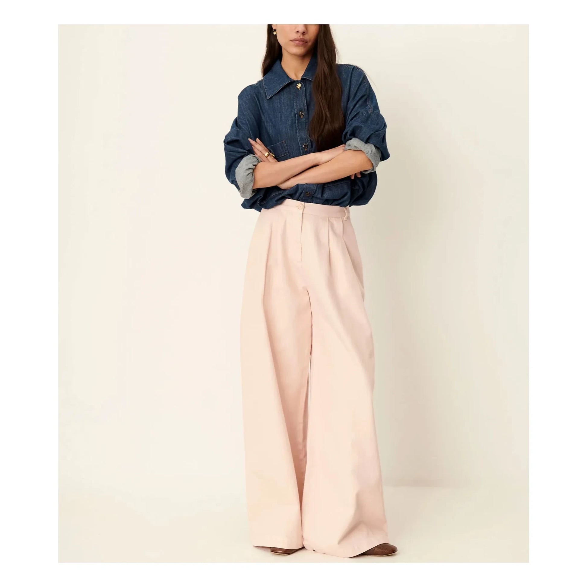 Sessùn - Tamayo cotton pants | Pale Pink