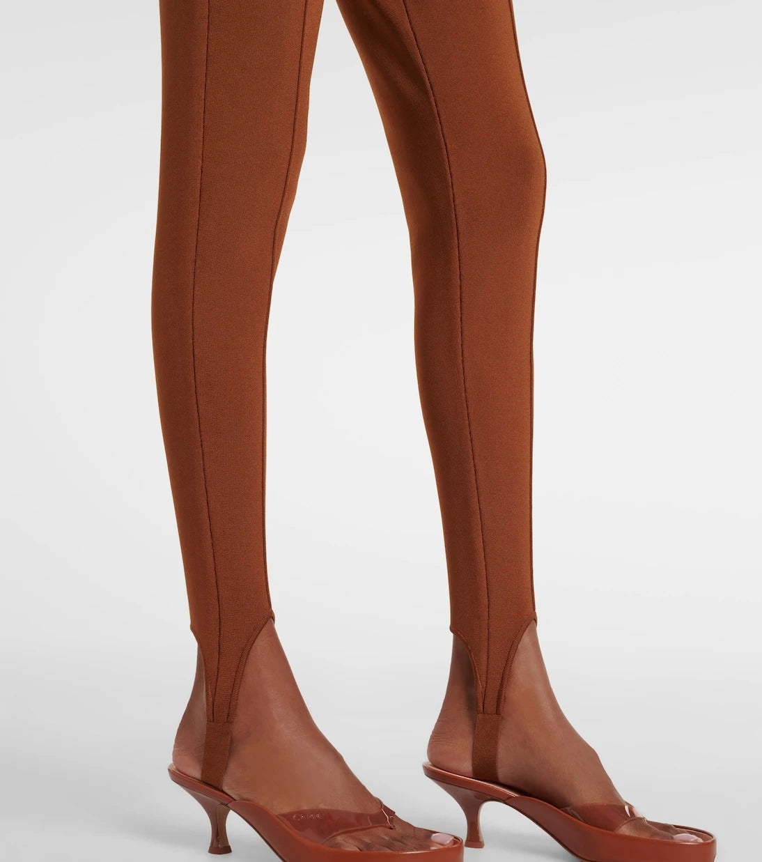 Chloé - High-rise stirrup leggings
