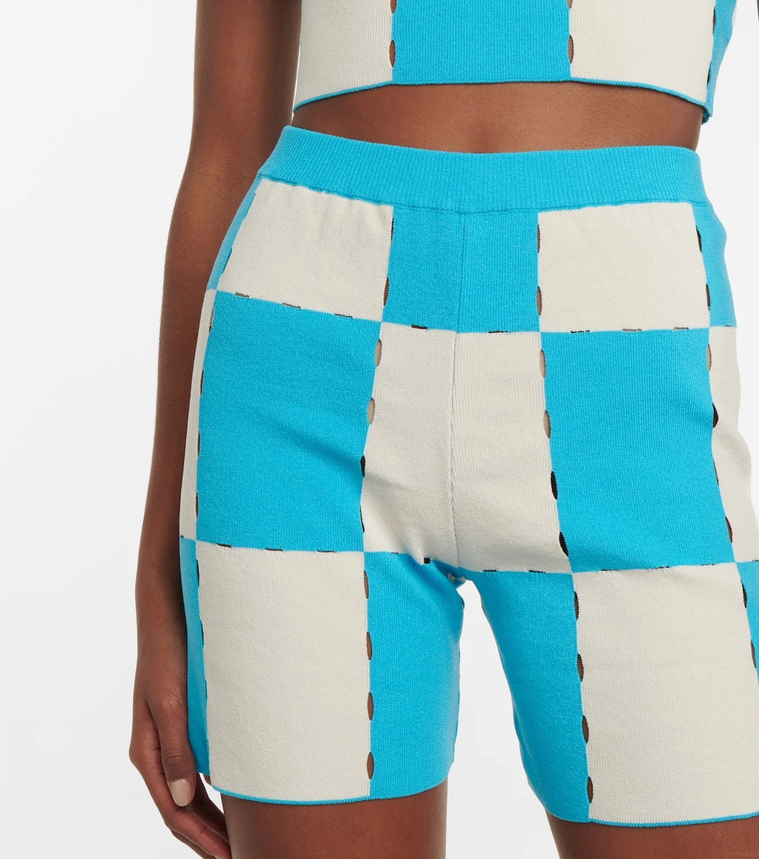 Jacquemus - Le Short Gelato checked shorts