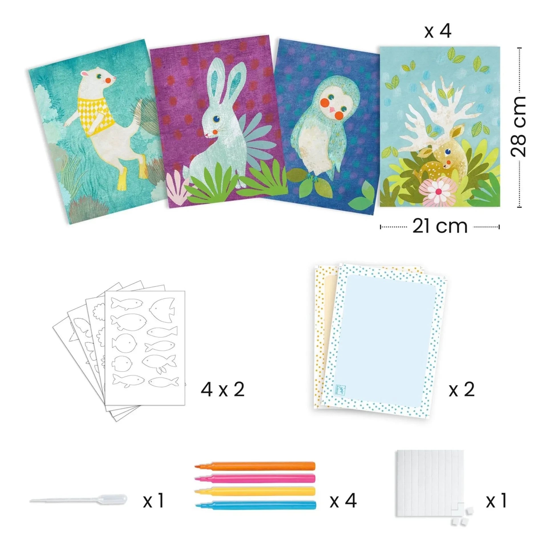 Djeco - With blotting paper