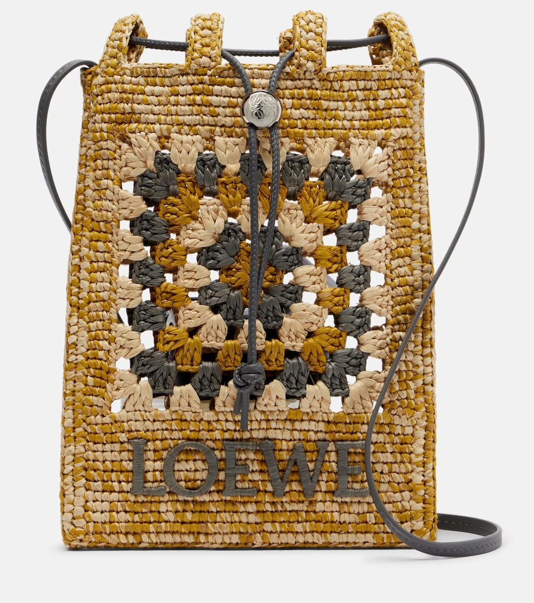Loewe - Paula's Ibiza raffia pouch with strap