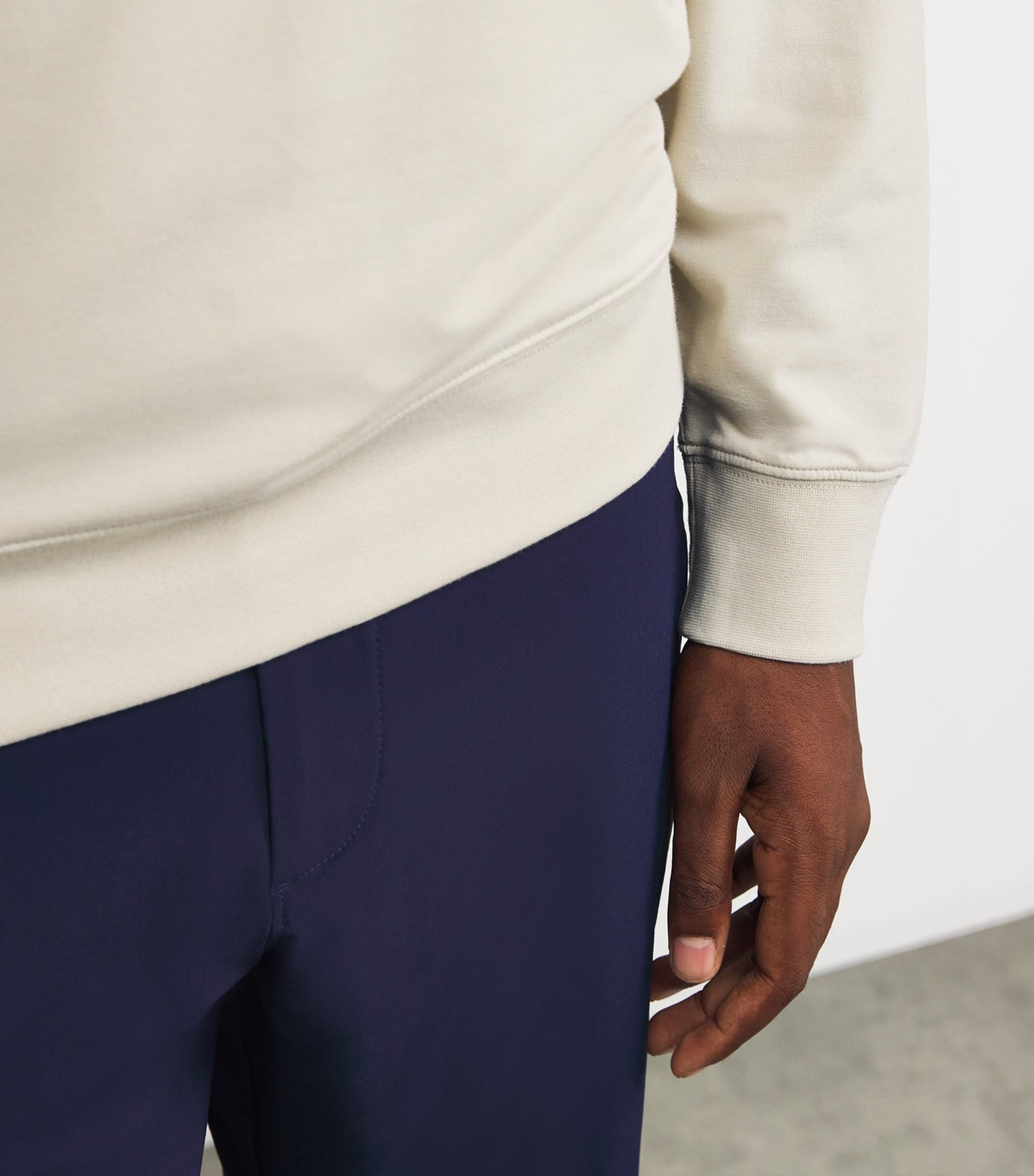 Cotton-Blend Polo Pony Quarter-Zip Sweater