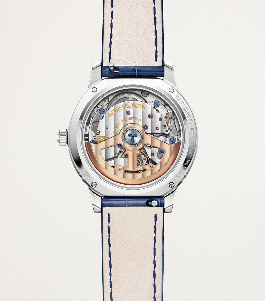 Jaeger-LeCoultre Stainless Steel and Diamond Rendez-Vous Moon Watch 34mm